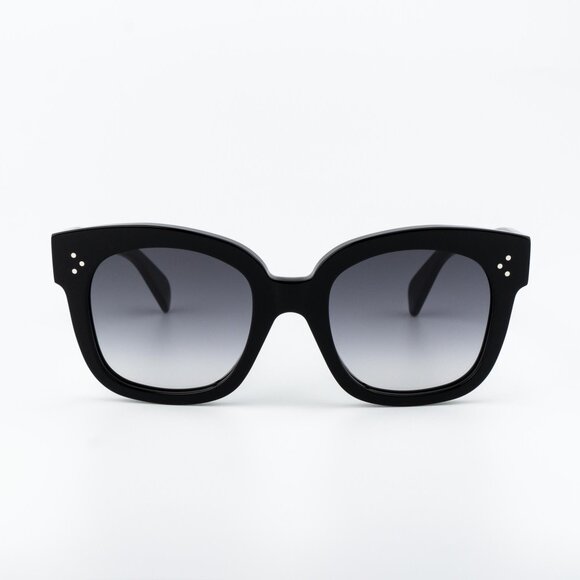 Celine 3 DOTS Women Sunglasses Black Grey Gradient Cl4002UN 01B NEW AUTHENTIC - Picture 3 of 13